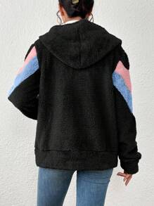 Women Winter Coats - 黑色 - 查看 6