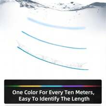 LineThink 300M/328YDS Durable 4-Strands Multifilament PE X4 Braided Fishing Line 10-100 LB For Smooth Casting, Super Strong, Anti-Abrasion, Lure Sea Fishing Tackle, Beach Essential - Multicolor - View 9