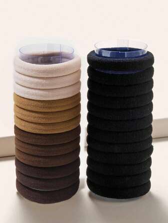 Élastiques à cheveux dégradés sans couture, bandes élastiques non dommageables pour queue de cheval haute et chignon, accessoires pour cheveux, corde à cheveux, tenue de sport de gym