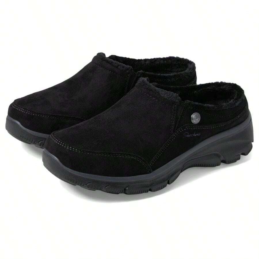 Skechers Easy Going - Latte - Hitam - View 1