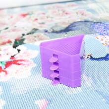 6rutor Hexagon Diamond målning Bricka Utrustning , Stor Borra Tallrik , 6X Små Borra Tallrik + Borste + Sked - Multifärgad - Visa 10