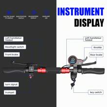 Electric Scooters J01 PRO 800w Motor,Max 30 Miles Range,25Mph Top Speed,10" Off-Road Tires,Folding Scooter Electric With Seat, Fast Electric Scooter Adults With Shock Absorption - 黑色 - 查看 5
