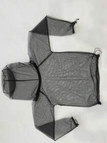 1pc Outdoor Fishing Mesh Anti-Mosquito Clothes / Beekeeping Suit - Black - View 10
