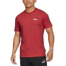 Puma Boyfriend Style Men's Embroidered Logo T-Shirt - Red - View 1