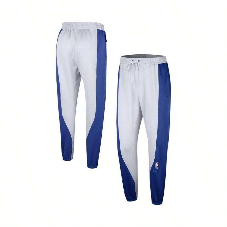 Men's Royal, White Philadelphia 76ers 2023/24 Authentic Showtime Pants - Royal/ White - View 1
