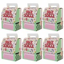 24pcs Back-To-School Theme Pink Backpack Candy Gift Packaging Party Boxes - Pink - View 10