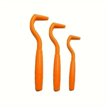 Juego de 3 herramientas efectivas para remover garrapatas y pulgas para perros - Herramienta de plástico para remover garrapatas que facilita la extracción de garrapatas y pulgas - Mantenga a su mascota segura y saludable