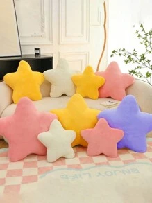1 个星形毛绒枕头/玩偶，2 种尺寸：40 厘米/15.7 英寸、50 厘米/19.7 英寸，4 种颜色可选，适合万圣节、感恩节、圣诞节、新年、情人节、复活节、卧室、客厅、沙发、汽车、户外装饰 - 彩色 - 查看 11