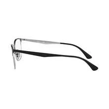 Ray-Ban Gafas rectangulares unisex RX6421 - Plata negra - Ver 3