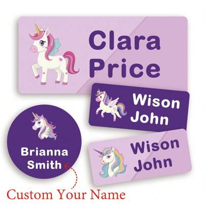 152/304/760pcs No Iron Name Labels For Clothes, Personalised Clothing Labels, Custom Name Sticker, Waterproof Name Stickers For Care Home, Customized Name Tags Stick On Name Labels For Clothes For Housewarming School, Home, Custom, Personalized, Unique, Ideal Gifts For Him, For Anniversaries, For Valentine's Day, For Mother's Day, For Weddings, For Housewarming,Warm Ambience,Winter Grace,Chic Design