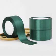 3 Stücke, 72 Yards/4cm Satinband Geschenkbox Verpackung, dekoratives Band, Bekleidungs Zubehör, Gewebeband, Geburtstags Festival Rose Blumen DIY Bastelband