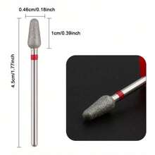 高耐久度鎢鋼指甲鑽頭，用於指甲設計、修指甲、修腳趾、凝膠指甲研磨，快速去除指甲膠 - 彩色 - 查看 3