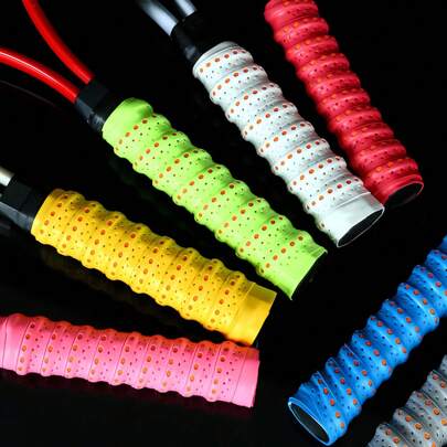 1 szt. Maksymalny chwyt: antypoślizgowa taśma antypoślizgowa do badmintona - opaska przeciwpotna do badmintona i rakiety tenisowej