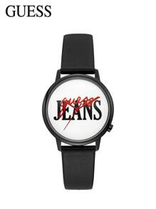 Guess Jeans Wilshire And Laurel 手表女士手链表女式石英表 V1022M2 - 黑色 - 查看 1