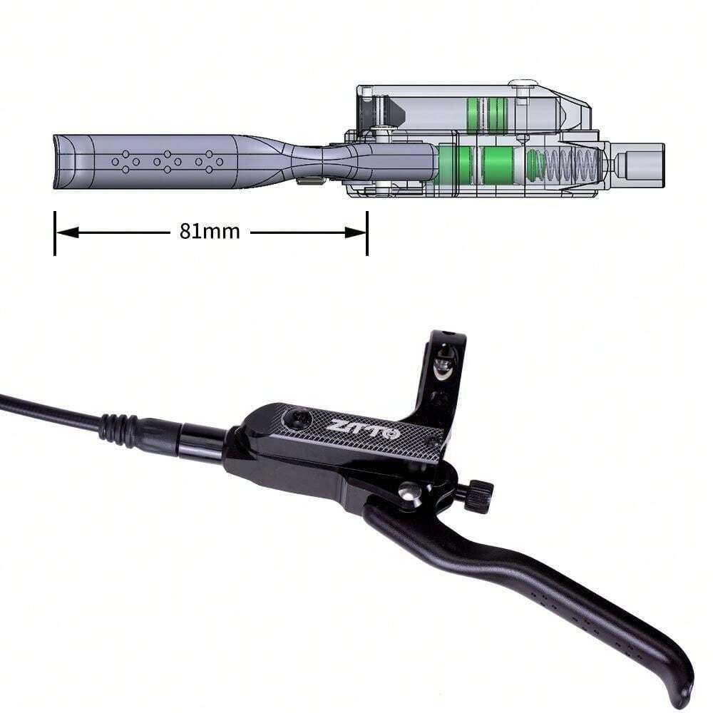 ZTTO M840 MTB 4 Piston Bicycle Hydraulic Disc Brake M840 With Cooling ...