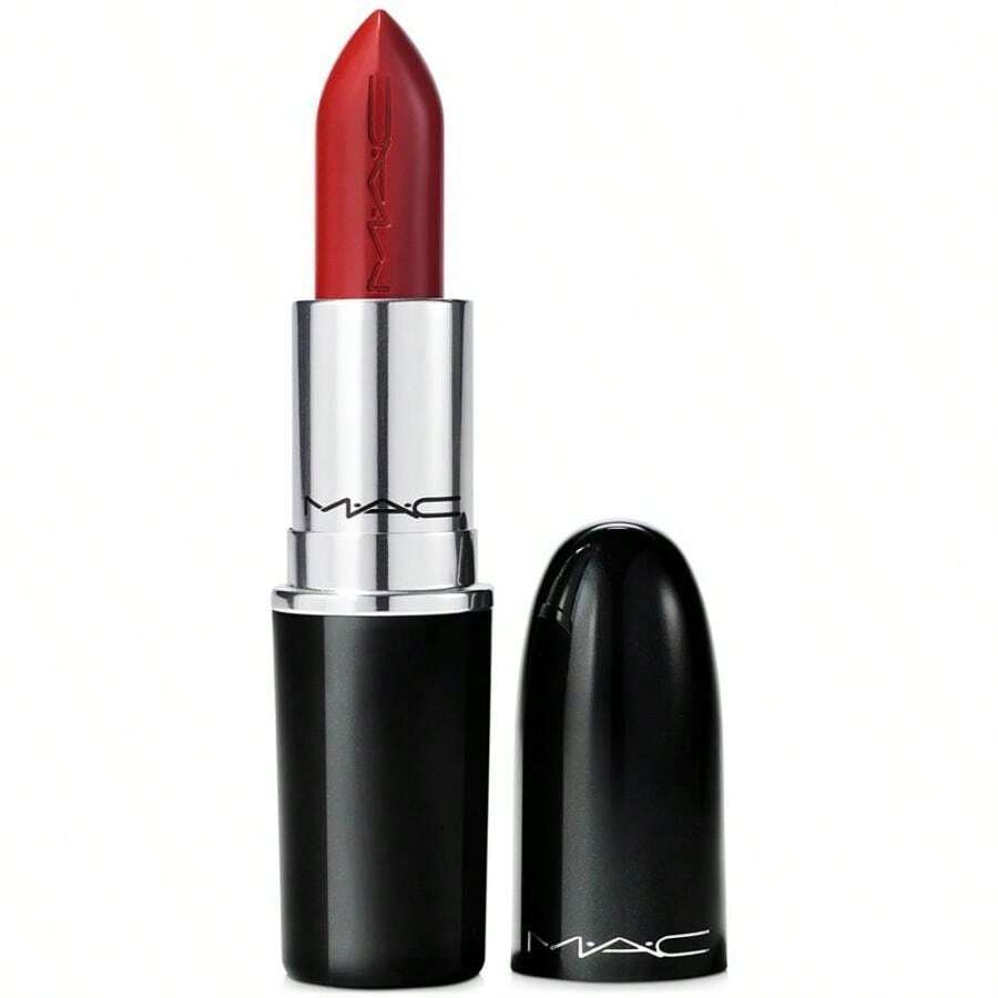 MAC Lustreglass 透亮唇膏 - Glossed And Found(中調紅色帶紅色珠光) - 查看 1