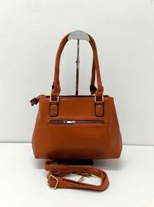 Women Top Handle Bags - Redwood - View 3