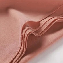 Bộ 2 khăn choàng voan co giãn thời trang, 1 mũ bên trong màu trơn thanh lịch và 1 khăn trùm đầu mỏng chống nắng kết hợp khăn trùm đầu mùa đông thu cho phụ nữ Abaya - 2 cái/bộ - Xem 10