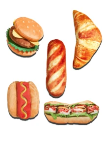 1pc Realistic Food Shaped Pet Squeaky Doll, Plush Squeak Doll For Pets, Halloween Pet Doll - Multicolor - View 9