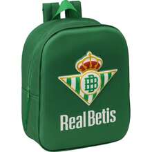 Real Betis Balompié 3d 日托背包，带皇家贝蒂斯 Balompie 网袋 - 官方授权学校背包 - 人体工程学设计 - 充足的存储空间 - 多功能口袋 - 彩色 - 查看 1