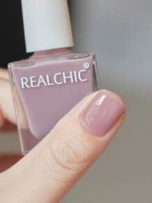 REALCHIC 10毫升/瓶 水性指甲油，浅粉色，快干，持久，可剥离，无异味，适合美甲沙龙的学生和美甲师使用，节日礼物，春夏美甲护理 - 淡紫色 - 查看 4