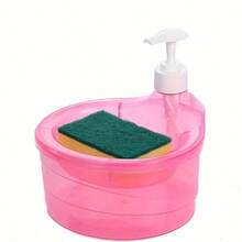 厨房清洁洗碗皂液泵分配器、自动泡沫皂液器套装、洗碗刷收纳盒 - 彩色 - 查看 5
