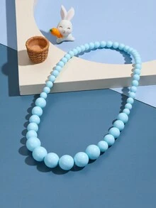 1pc Children Pearl Necklace, Suitable For Daily Wear - 1pcs - View 7