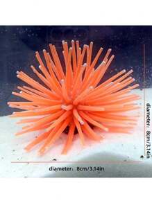 1 buc nou sosire simulare silicon corp moale arici de mare coral colorat silicon rezervor de pește acvariu Aquascape ornamente, accesorii pentru acvariu, decor pentru rezervor de pește