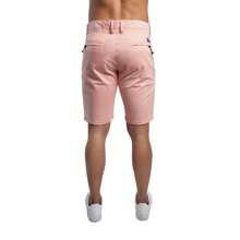 CHB CHILI BEANS CLOTHING Bermuda de Gabardina Stretch para Hombre - Rosa coral - Ver 4