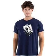 Men T-Shirts - 藏蓝色 - 查看 1