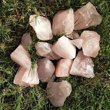 1pc Random Ounce Pure Natural Powder Rose Quartz Rough Raw Crystal Rock Mineral Specimen Healing Reiki Home Decor - Natural Rose Quartz Rough Stone - View 8
