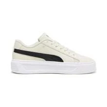 Puma Zapatillas Plataforma V3 para Mujer Smash - nieve alpina/negro/oro/blanco - Ver 3