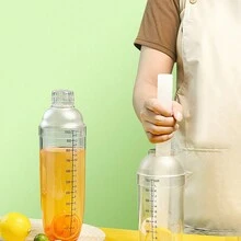 Shaker Cup Cocktail Mixer Lemon Tea Full Set Tool For Milk Tea Shop, Shaker Pot With Ice Beater And Cup - Multicolor - View 6