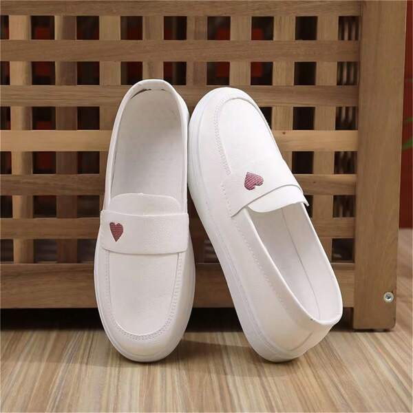 Women's Solid Color Sporty Casual Sneakers, Nurse Shoes Medical Boots, Soft And Comfortable Sole For Long Hours Standing