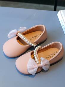 2024 New Spring/Autumn Girls Non-Slip Soft Flat Pink Children Cute Princess Shoes - Pink - View 7