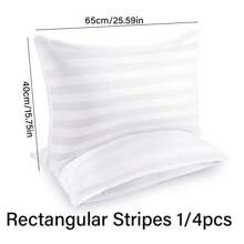 1/4 chiếc gối trang trí, gối giường màu trắng, ruột gối cho ghế sofa, giường và ghế dài, phòng ngủ, phòng ký túc xá, khách sạn, bộ đồ giường, ruột gối, gối cho giường, nhà, lõi gối - trắng - Xem 11