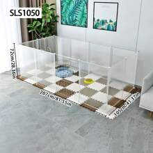 Pet Fence Dog Cage Indoor Dog House Grid Fence Dog Barrier Dog Cat Modular Cage Elevated Dog Crate Cat Cage - Multicolor - View 28