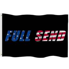 Full Send Flag Full Send New Flag Funny Banner For College Dorm Room Guys Man Cave Frat Bedroom Decor - Multicolor - View 1