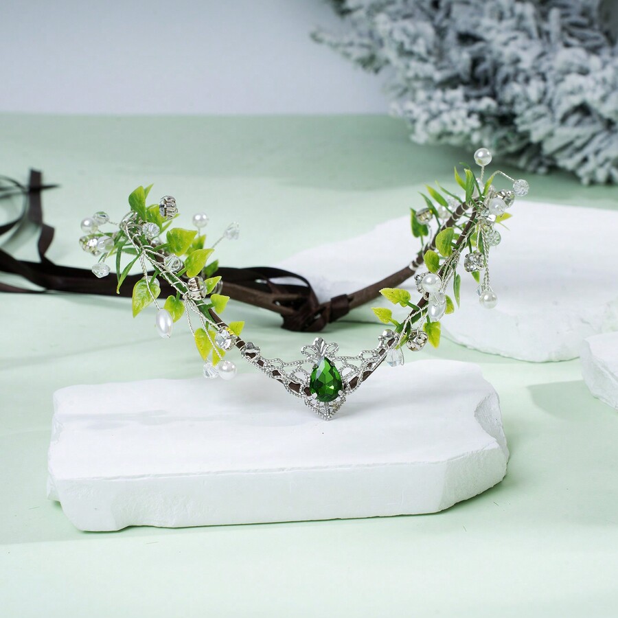 Crown Woodland Headpiece Forest Leaf Circlet Wreath SHEIN