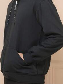 Men Sweatshirts - Black - View 4