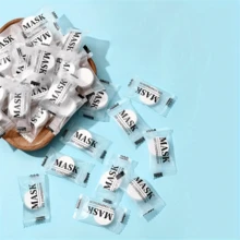 100pcs Compressed Facial Masks For Moisturizing And Relaxing, Disposable Compressed Mask Paper For Facial Skin, Non-Woven Fabric Mask For Moisturizing And Compressing - White - View 6