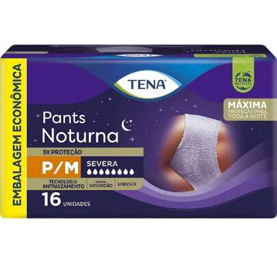 Roupa Íntima Tena Pants Noturna P/M 16un