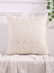 1 st Borduurdetail Kussenhoes Zonder Vulmiddel