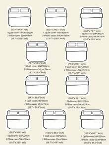 3入組動物印花被套組，可愛的考拉花卉印花床上用品套裝，柔軟舒適的被套，適用於臥室、客房（1*被套+2*枕套，不含芯材） - 彩色 - 查看 3