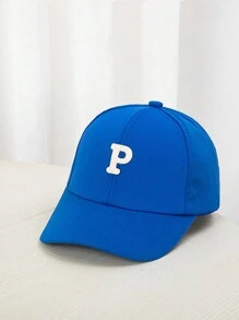 1pc Adjustable Washed Embroidered Baseball Hat Cute Birthday Gift For Boys And Girls Fashion Letter P Embroidery Baseball Caps For Kids - 1PC - View 6