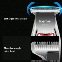 Kemei KM-032電動理髮器，理髮師雕刻修剪專業理髮器，陶瓷刀片無線修剪器