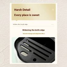 Kitchen Knife Block With Chopsticks Holder, Multifunctional Storage Rack, Drain Rack,Storage,Organizer,Organiser,Kitchen,Travel,Kitchen Items,Kitchen Tools,Kitchen Things. - Multicolor - View 8