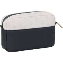 Safta Mum "Moon" Small Rectangular And Water Repellent Bag - Officially Licensed Toiletry Bag - Elegant Design - Ideal For Travel And Daily Use - Resistant Material - Secure Zipper Closure - Multicolor - View 3