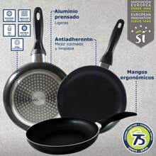 San Ignacio 8-teiliges Kochgeschirr-Set SIP + 3-teiliges Pfannenset SIP CUNE Ø16/20/24 - Verschiedenfarbig - Übersicht 3