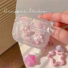 Maiden Heart Fairy Dizzy Butterfly Applies To Apple AirPods Pro1 Generation 2 Generation Earphone Protective Case Apple Bluetooth 3 Generation With Chain - Three-dimensional Gradient Butterfly + Pendant - View 2